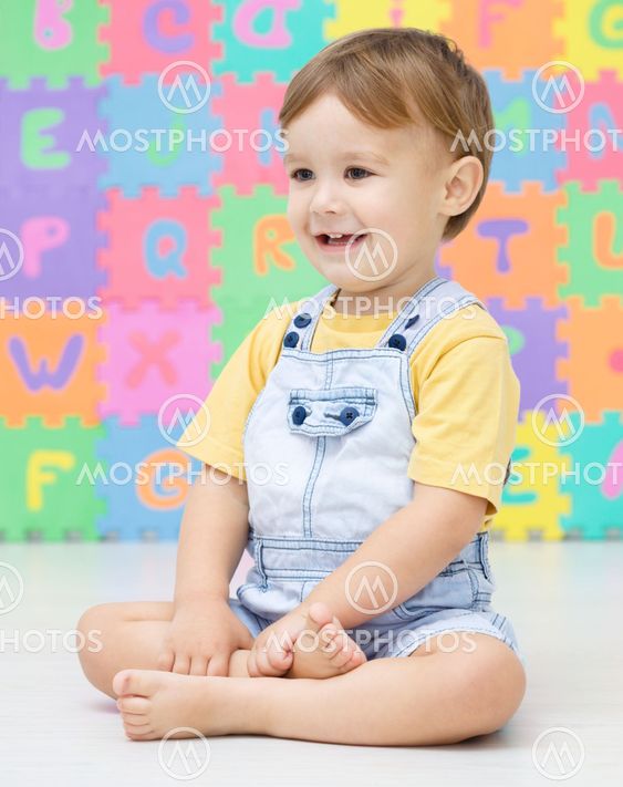 Portrait of a little boy