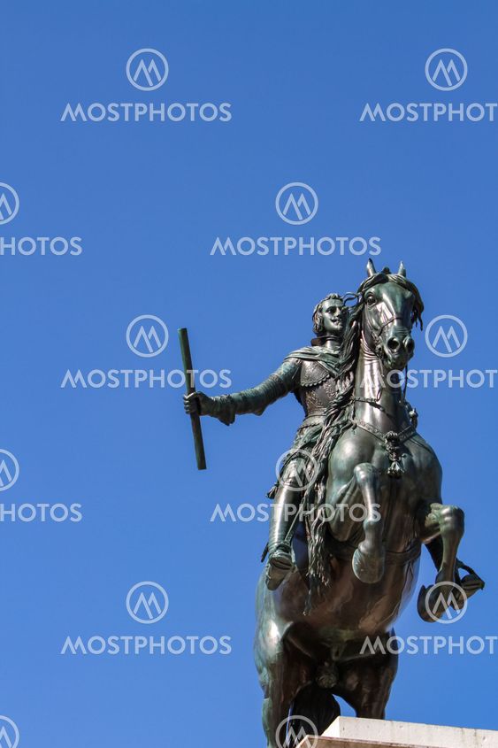 Monument of Felipe IV in Madrid