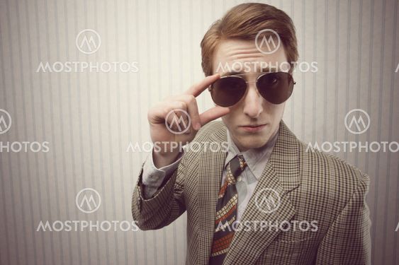 Sleazy Retro Businessman