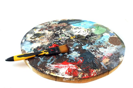 PaintBrush on a white Background