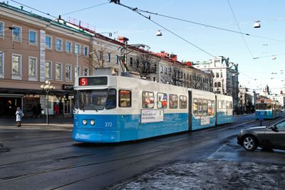 Göteborg spårvagn på Avenyn