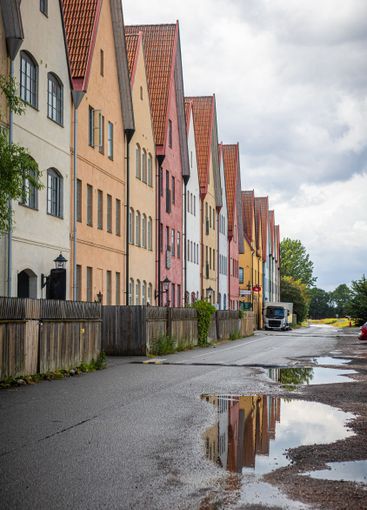 Medieval and Hansa inspired living area Jakriborg in...