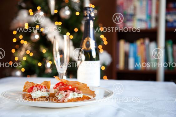 Delicious christmas snacks