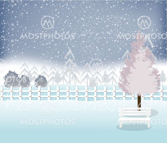 Holiday Winter Landscape Ba By Nguyen Trong Mostphotos