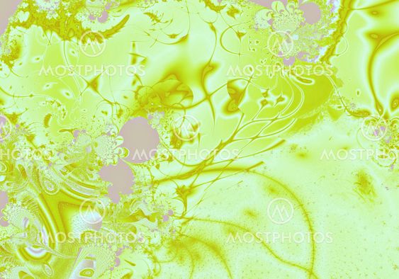 Light yellow christmas fractal