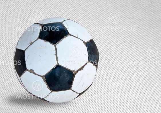 Old soccer ball