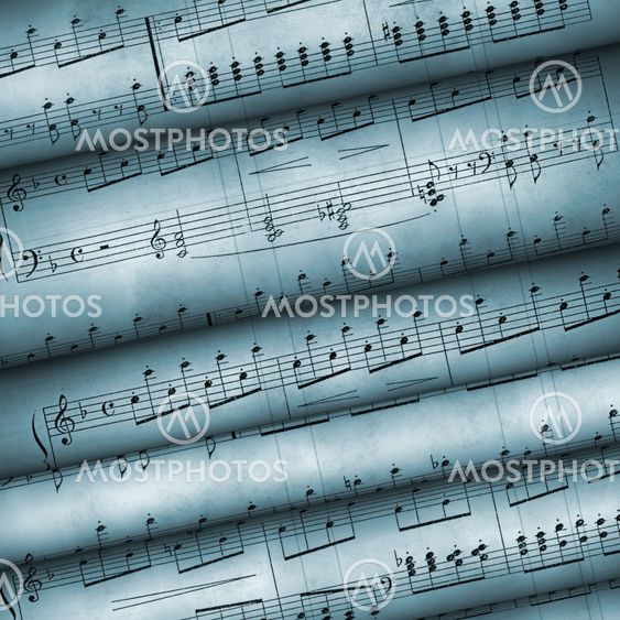 roll old musical notes