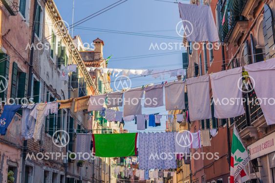 Linen in Venice streets