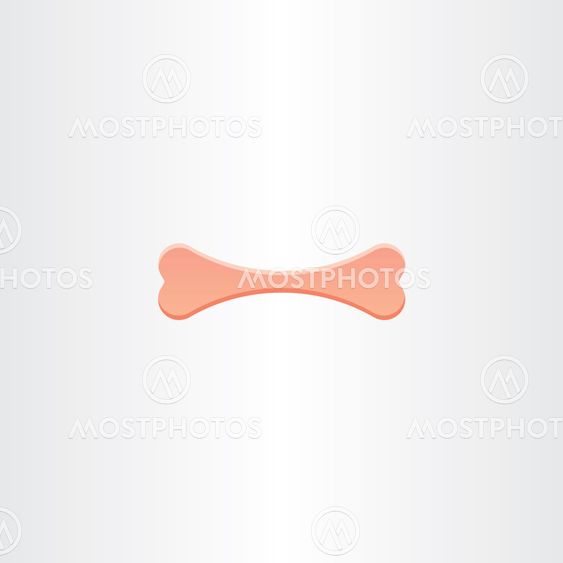 dog bone vector icon design