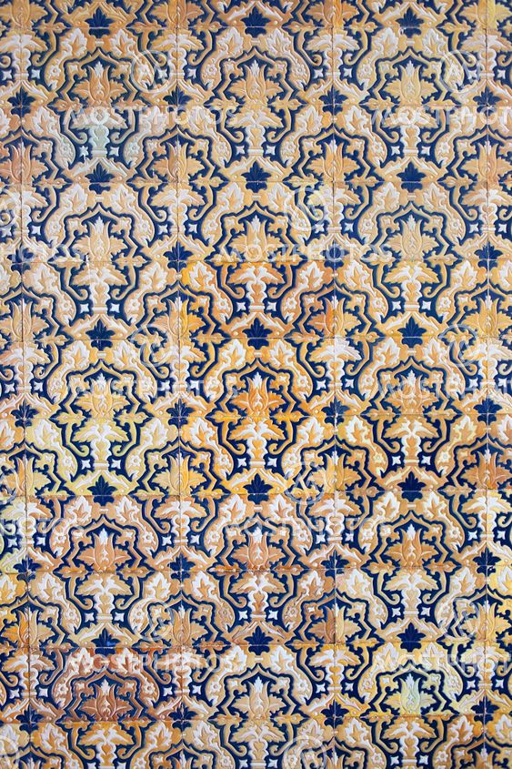 Traditional Tiled Wall Background