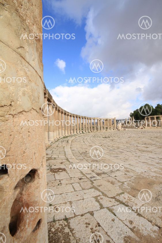 Oval Plaza,Jarash Jordan