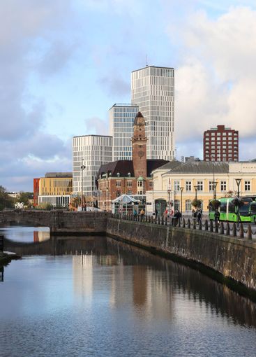 Motiv från Malmö vid Rörsjökanalen