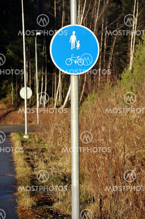 Walking and cycle path