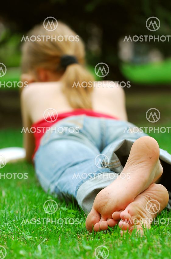 Girl relaxing