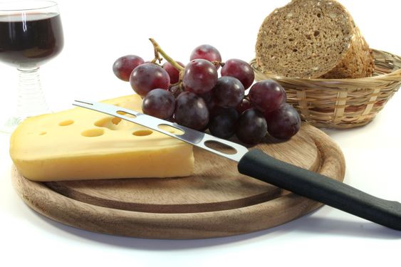 Cheese with bread