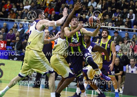 Turkish Airlines Euroleague game Budivelnik vs Fenerbahce...