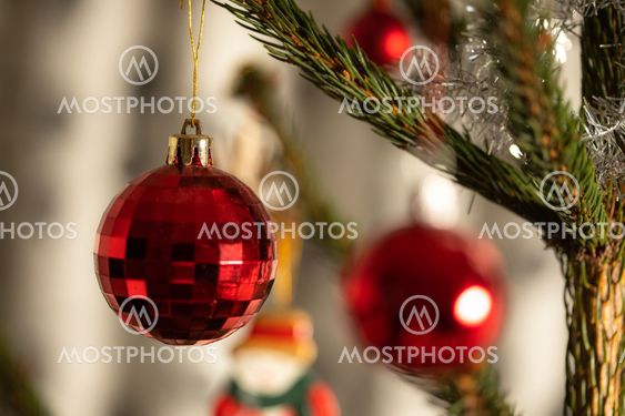 pyntad julgran, detalj