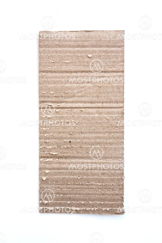 Brown corrugated cardboard sheet background
