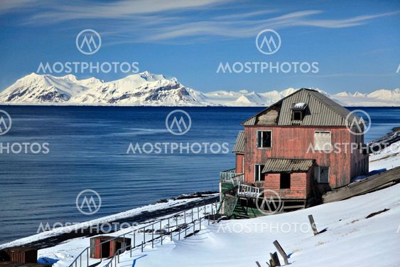 Bostadshus i Barentsburg