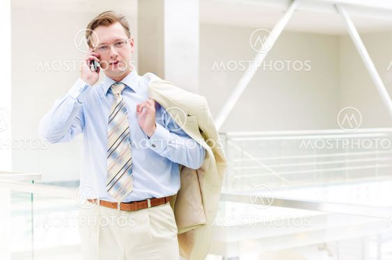 Smiling business man