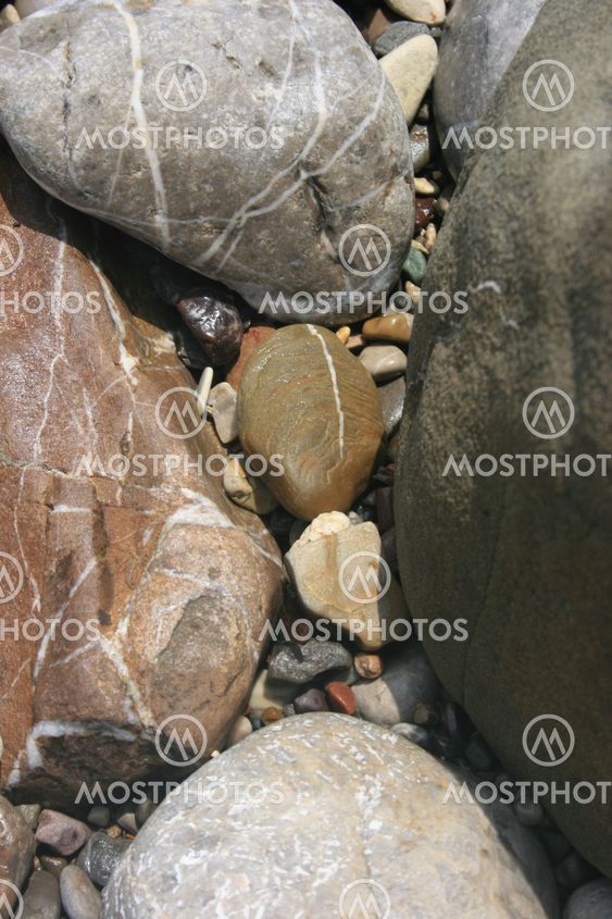 Rocks and pebbles
