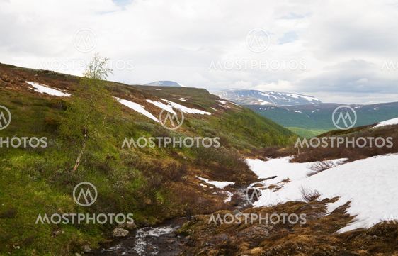 Lapland landscape.