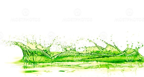 lime drink splash
