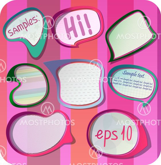 A pack of photorealistic vector stickers