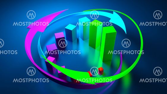 business graphics and Forex indicators