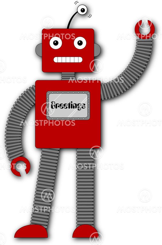 Robi the Retro Robot - Greetings