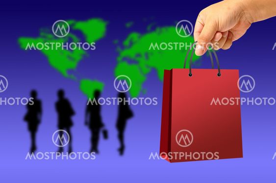 Shopping bag in hand