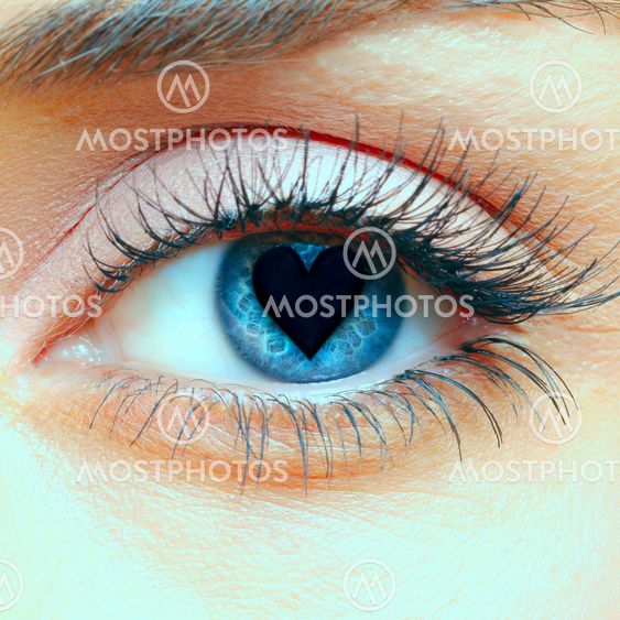 heart in the pupil
