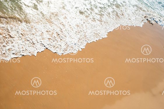 Soft wave on the beach