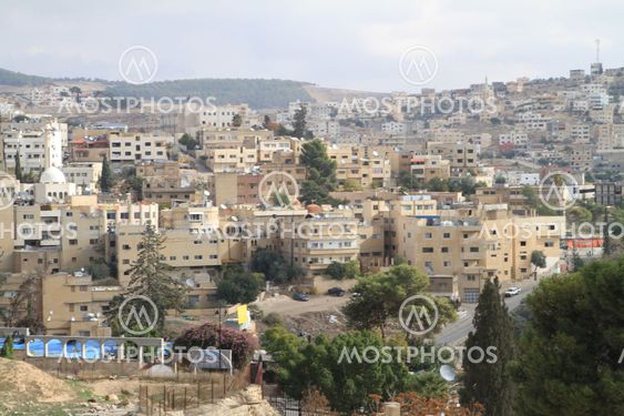 Landscape view from Jarash, Jordan