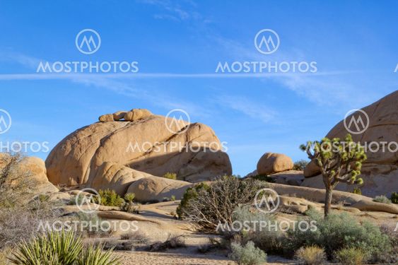 Giant Bolders in the Desert
