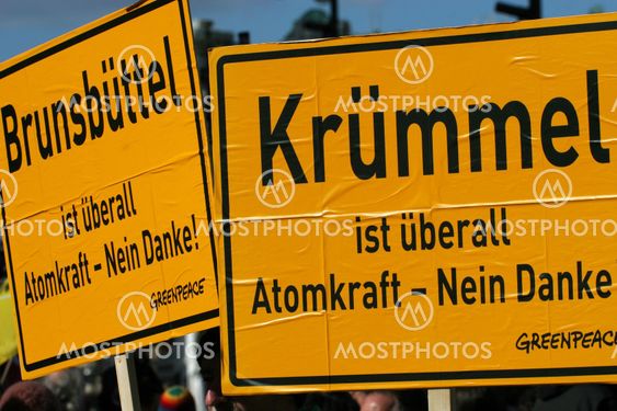 Anti Nuclear Protest Signs