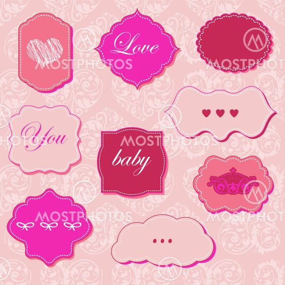 Set of lovely frames