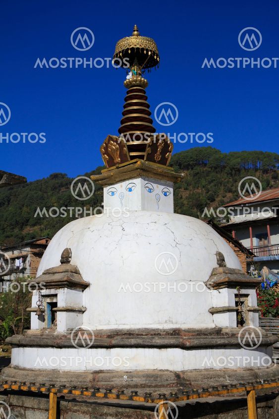 Old small stupa in Nepal