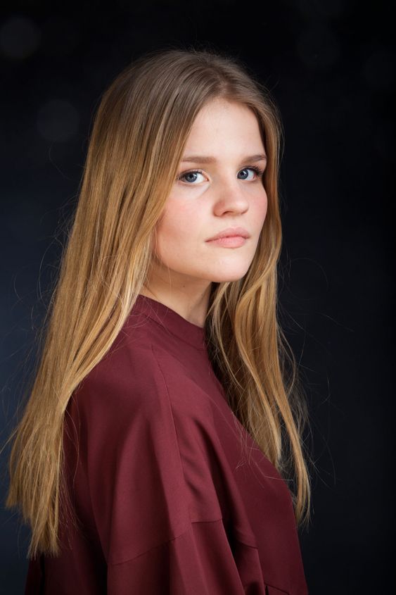 Scandinavian cute young girl portrait