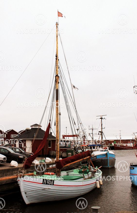 Sailing boat in the harbour