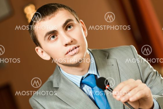 male speaker