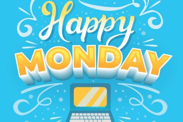 Hello monday background