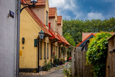 Medieval and Hansa inspired living area Jakriborg in...