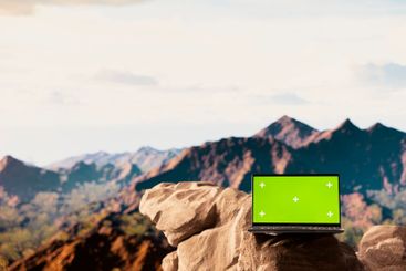 Remote wilderness escape featuring rocky peaks with...