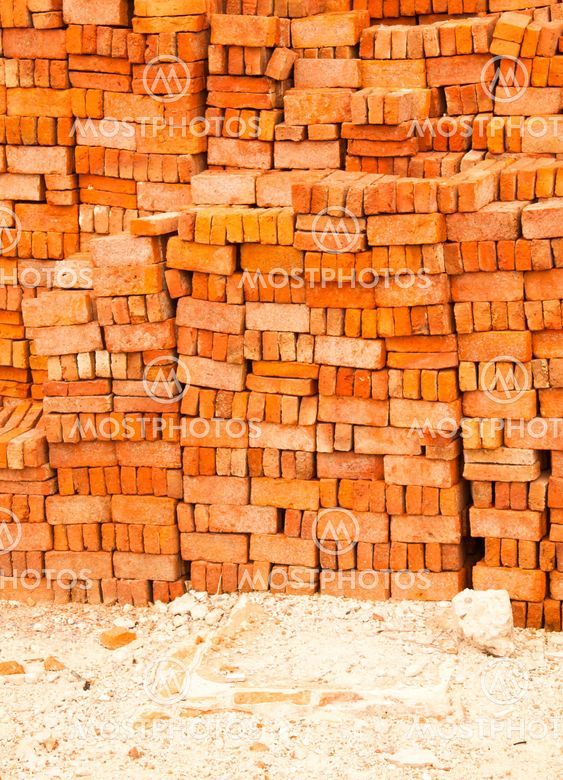 Brick wall.