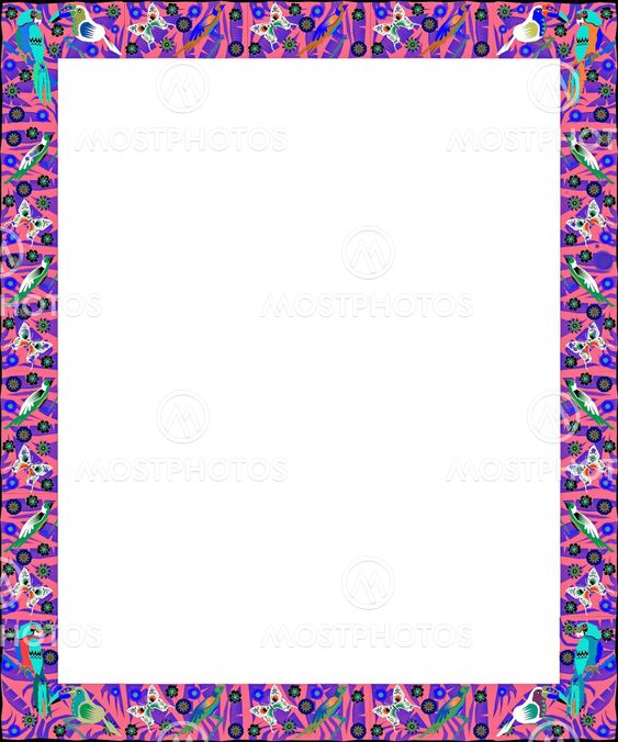blue tropics border