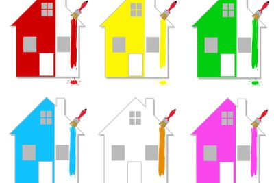 Multicoloured houses