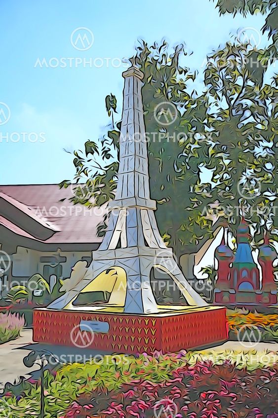 Eiffel Tower illustrator