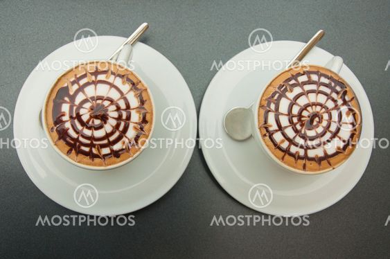 Two cups of coffee