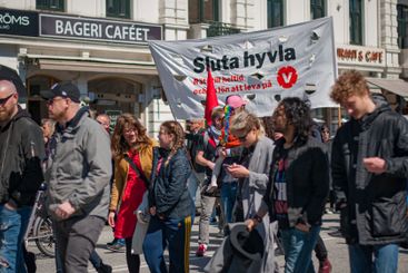 1 maj med Vänsterpartiet  i Malmö